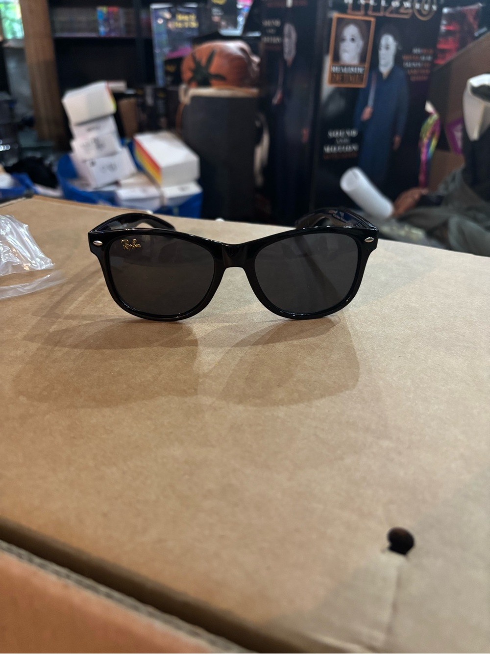 Ray-Ban Black Frame Black Lens Sunglasses